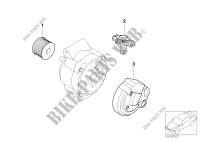 Alternator, individual parts 105A for MINI One 2003