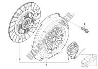 Clutch clutch disk/pressure plate for MINI Cooper S 2000