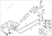 Fuel pipe and scavenging line for MINI Cooper 2000