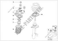 Guide support/spring pad/attaching parts for MINI Cooper 2000