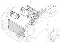 Installing set automatic air conditioner for MINI Cooper S 2005