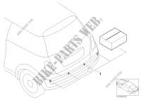 Install.kit, Park Distance Control for Mini Cooper D 1.6 2009