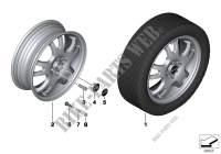 MINI alloy wheel double spoke 87 for MINI Cooper D 2.0 2010