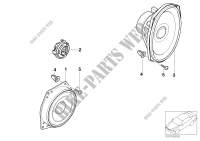 Single parts f loudspeaker Harman Kardon for MINI Cooper S 2000