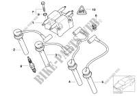 Spark plug/ignition wire/ignition coil for MINI One 2003