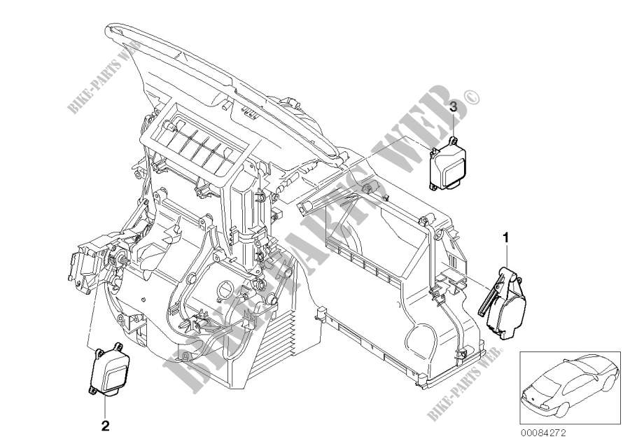 Actuator, heater and air condit. for MINI Cooper S 2002