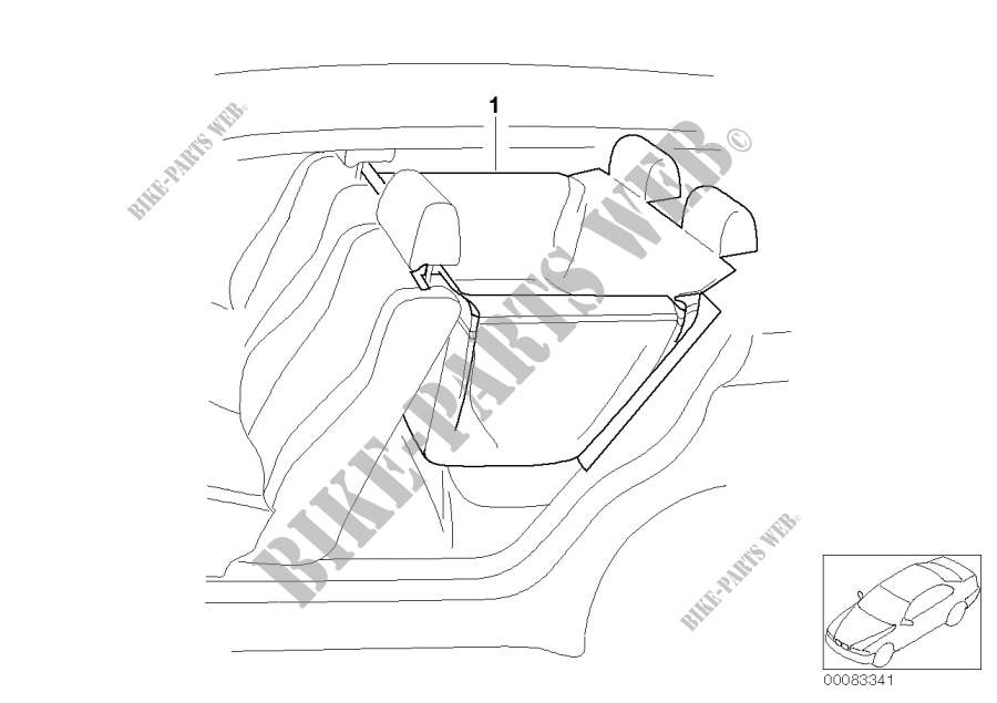 Universal protective rear cover for MINI Cooper 2012