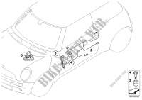Door cable harness for MINI Cooper S 2006