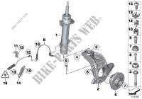 Front Spring strut/Carrier/Wheel bearing for MINI Cooper S 2006