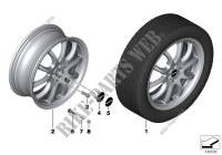 JCW LA wheel, Double Spoke, R105 for MINI Cooper D 2.0 2010
