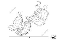Leather retrofit sports seat MONO for MINI One 1.6i 2000