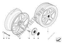 MINI LA wheel, 5 star blaster 103 for MINI One D 2010