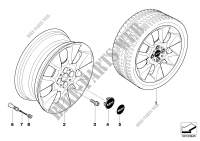 MINI alloy wheel 7 spoke 92 for MINI One 2003