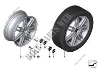 MINI alloy wheel double spoke 99 for MINI Cooper D 1.6 2009