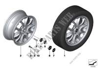 MINI compound wheel cross spoke 98 for MINI Cooper 2011
