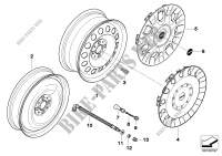 MINI steel disc wheel style12 for MINI One 1.6i 2000