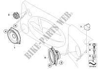 Single components stereo system for MINI Cooper S 2002