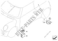 Various body parts for MINI Coop.S JCW GP 2006