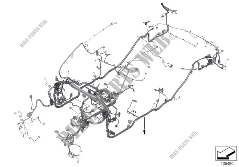 Main wiring harness for MINI Cooper S 2014