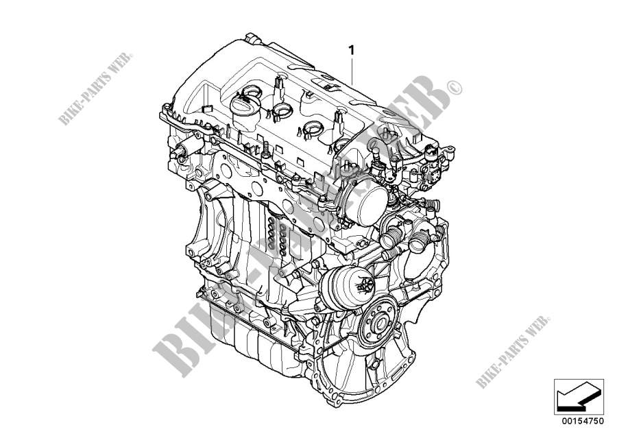 Motore alleggerito   Ricambi Usati for MINI Cooper 2008