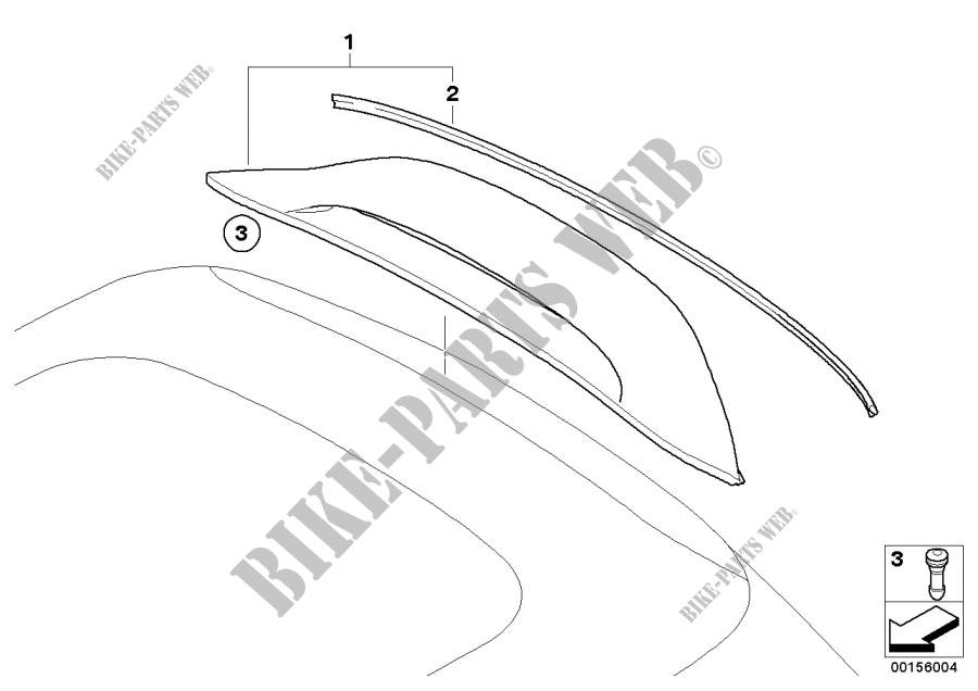 Rear spoiler for MINI Cooper D 1.6 2009