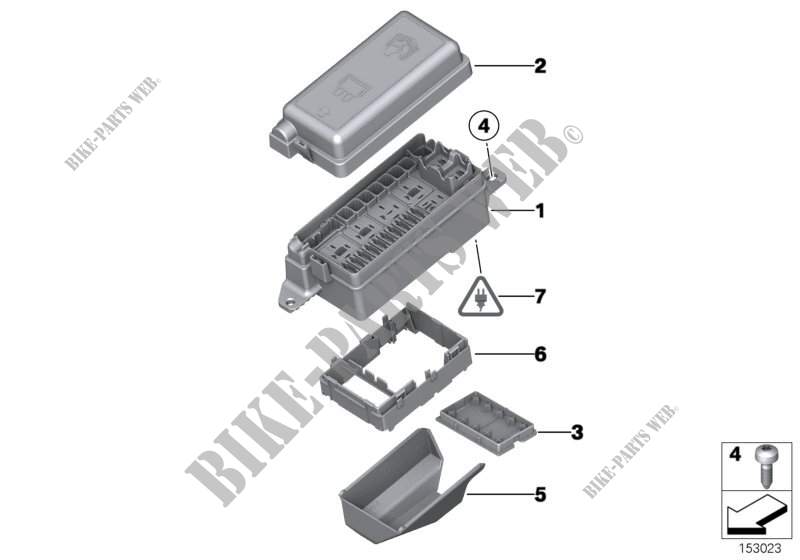 Single compon.,fuse box,engine compartm. for MINI Cooper 2011