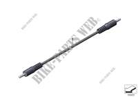 Auxiliary connecting cable for MINI Cooper S ALL4 2010