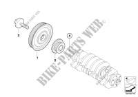Belt Drive Vibration Damper for MINI Cooper D 2005