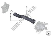Cooling system pipe for Mini Cooper 2012