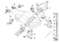 Electric parts, airbag for MINI Cooper S 2002