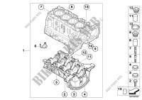 Engine block for MINI One D 2009