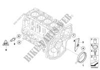 Engine block mounting parts for MINI Cooper d 2007