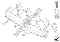 Exhaust manifold for MINI Cooper d 2006