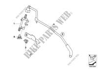 Fuel tank breather valve for MINI One 1.4i 2002