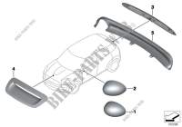 JCW aerodynamics accessories R5x for Mini Cooper 2012