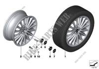 MINI alloy wheel Multi Spoke 108 for MINI Coop.S JCW 2012