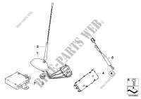 Single parts, antenna for MINI Cooper S 2000