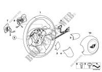 Sports steer. wheel airbag Steptronic for MINI Cooper S 2002