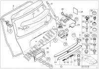 Trunk lid/closing system for MINI Cooper 2000