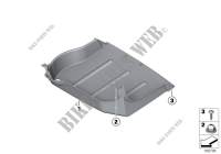 Underbody panelling, rear for MINI One 55kW 2009
