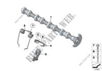 Valve timing gear, eccentric shaft for MINI Coop.S JCW 2012