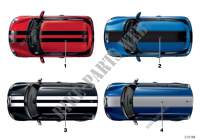 Viper and racing stripes for MINI Cooper D 1.6 2009