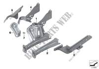 Wheelhouse/engine support for MINI Cooper 2012