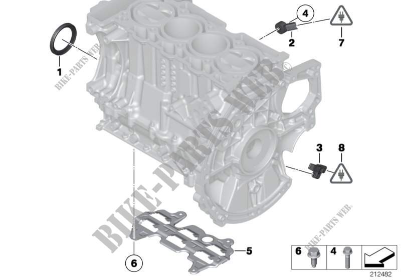 Engine block mounting parts for MINI Cooper 2012