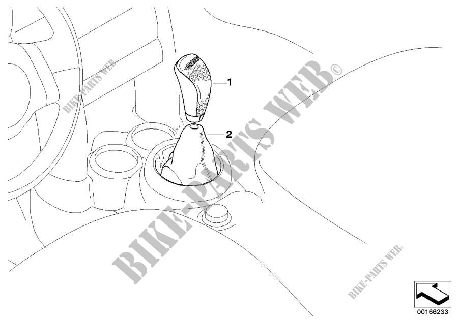 Gear shift knob for MINI Cooper D 1.6 2009