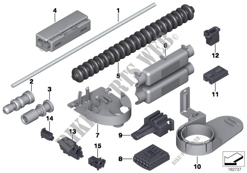 Repair parts, optical fibre cable for MINI Cooper S 2014