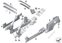 Body side frame parts for MINI Coop.S JCW 2011