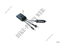 Charging adapter, Apple iPod / iPhone for Mini Cooper d 2006