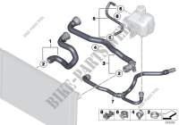 Cooling System Water Hoses for MINI Cooper D 1.6 2012