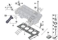 Cylinder head attached parts for MINI Cooper SD 2011